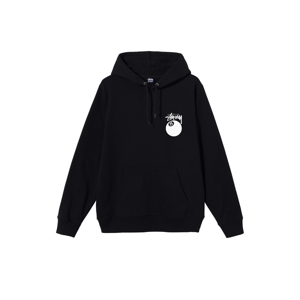 Stussy-8-Ball-Hoodie-Black